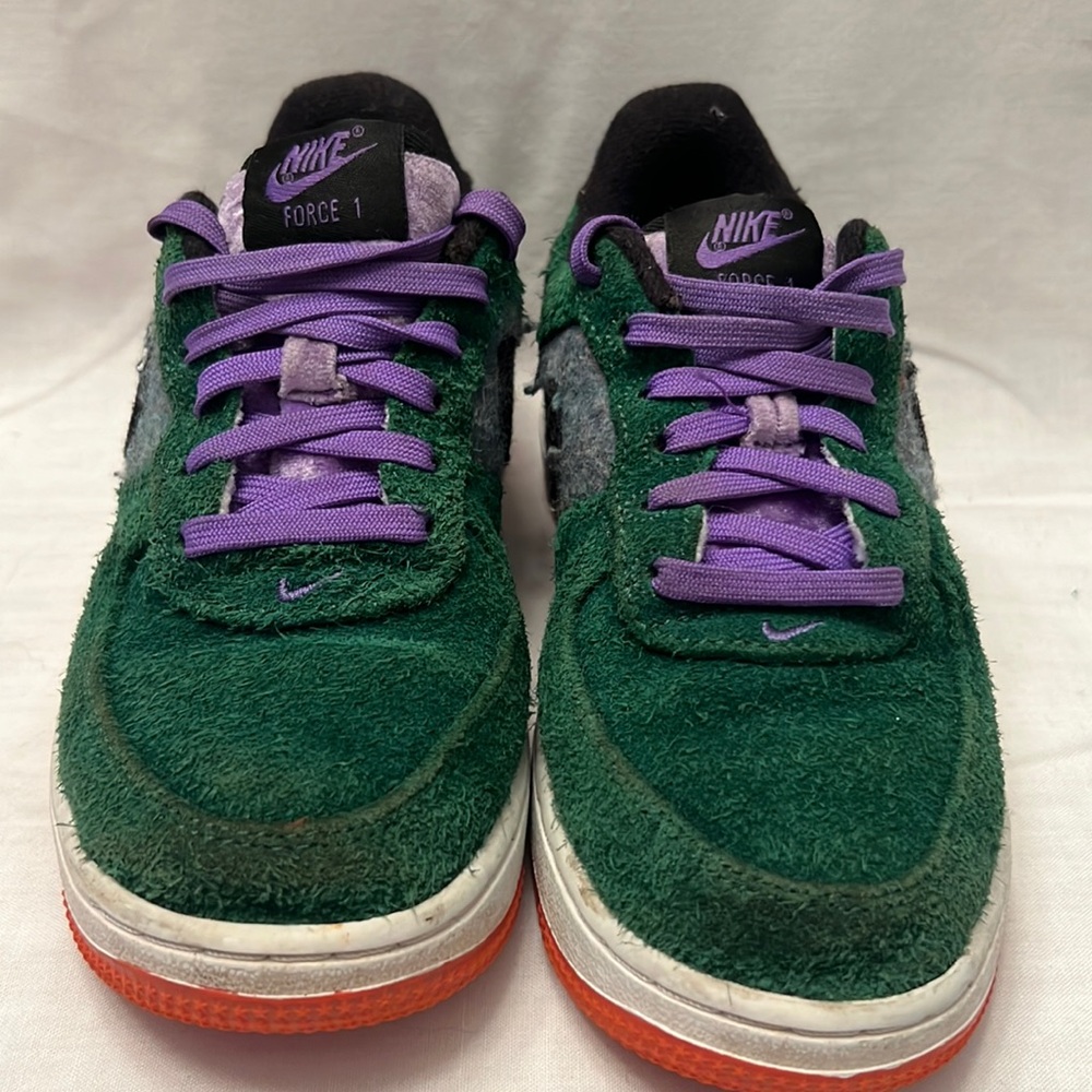 Nike Air Force 1 LV8 PS Shoes Sneakers DZ5289-300 Green Black Kids Sz 12.5C